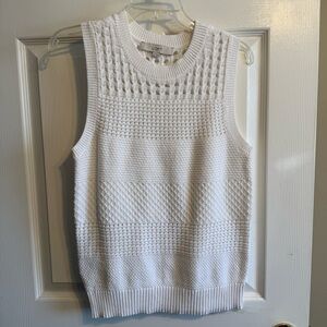 LOFT Knit Sweater Sleeveless Top NWOT